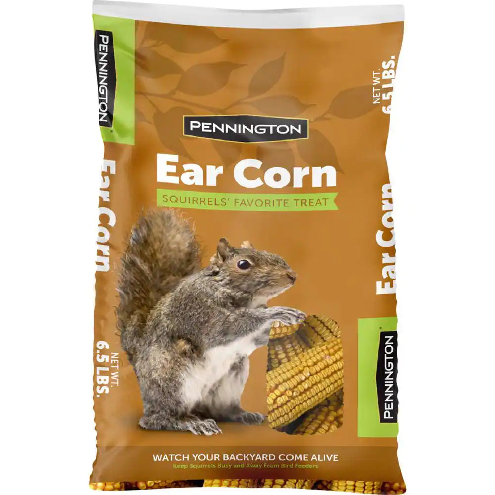 6.5 Lb. Ear Corn Cobs Wildlife Treats for Squirrels, Geese and Ducks